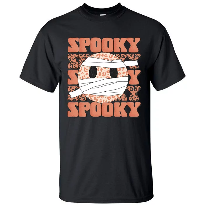 Spooky Retro Halloween Groovy Cute Halloween Hippie Spooky Halloween Tall T-Shirt