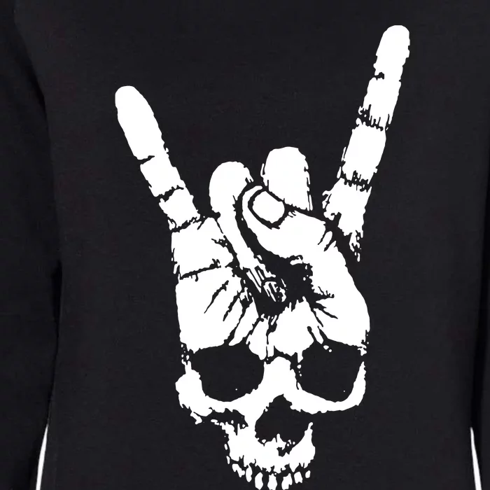 Style Rocking Heavy Metals Skull Womens California Wash Sweatshirt