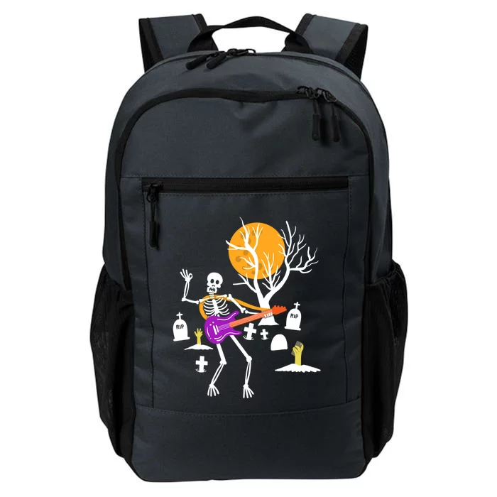 Skeleton Rocker Halloween Gift Daily Commute Backpack