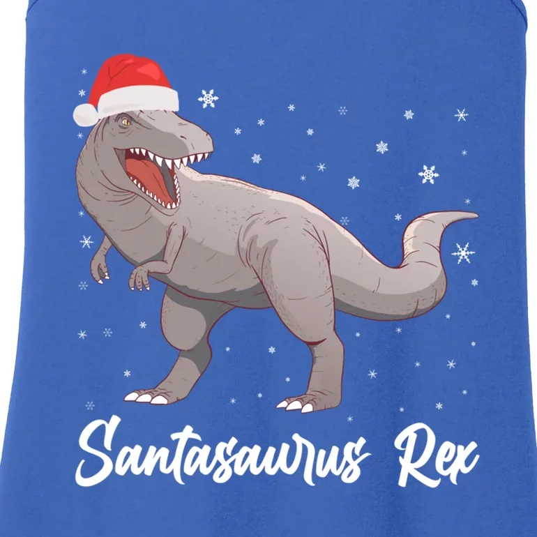 Santasaurus Rex Holiday Funny Gift Dino Lover Christmas Dinosaur Gift Ladies Essential Tank