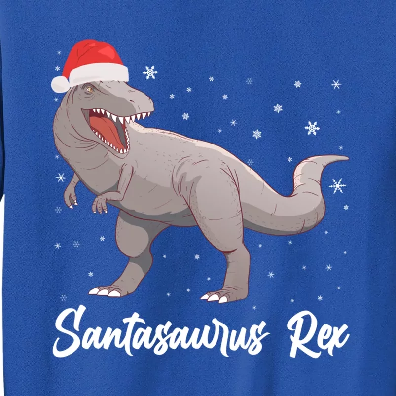 Santasaurus Rex Holiday Funny Gift Dino Lover Christmas Dinosaur Gift Tall Sweatshirt