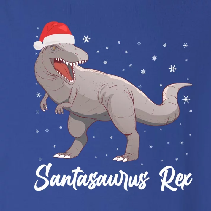 Santasaurus Rex Holiday Funny Gift Dino Lover Christmas Dinosaur Gift Toddler Long Sleeve Shirt