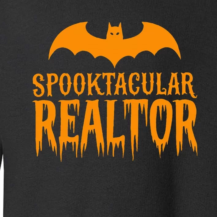 Spooktacular Realtor Halloween Costume Real Estate Toddler Sweatshirt