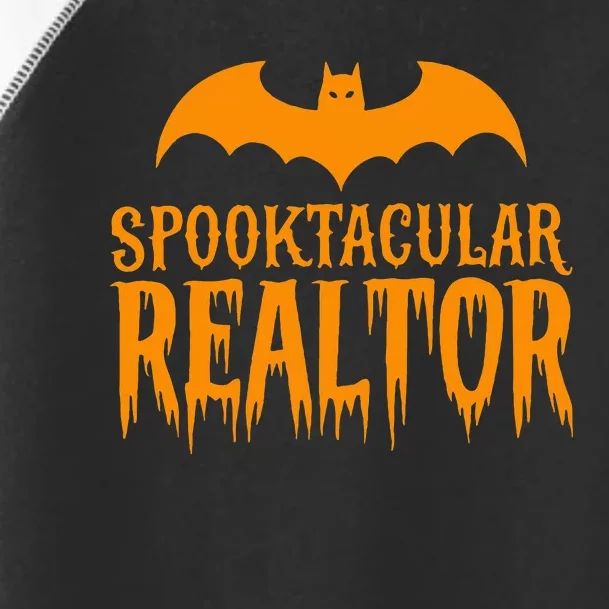 Spooktacular Realtor Halloween Costume Real Estate Toddler Fine Jersey T-Shirt