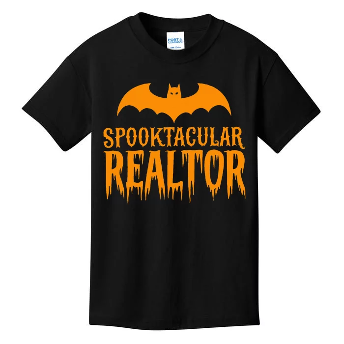 Spooktacular Realtor Halloween Costume Real Estate Kids T-Shirt