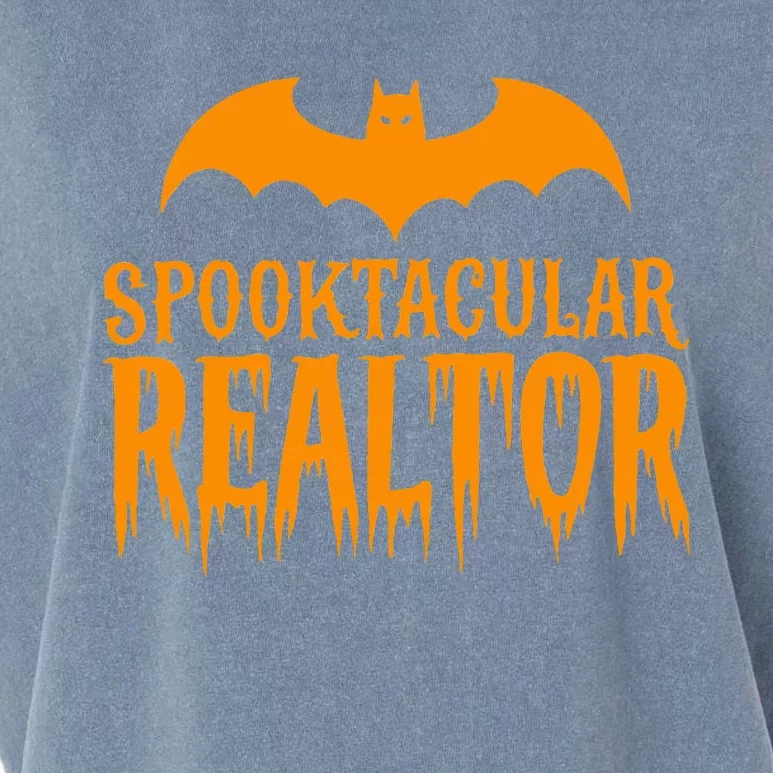 Spooktacular Realtor Halloween Costume Real Estate Garment-Dyed Women's Muscle Tee