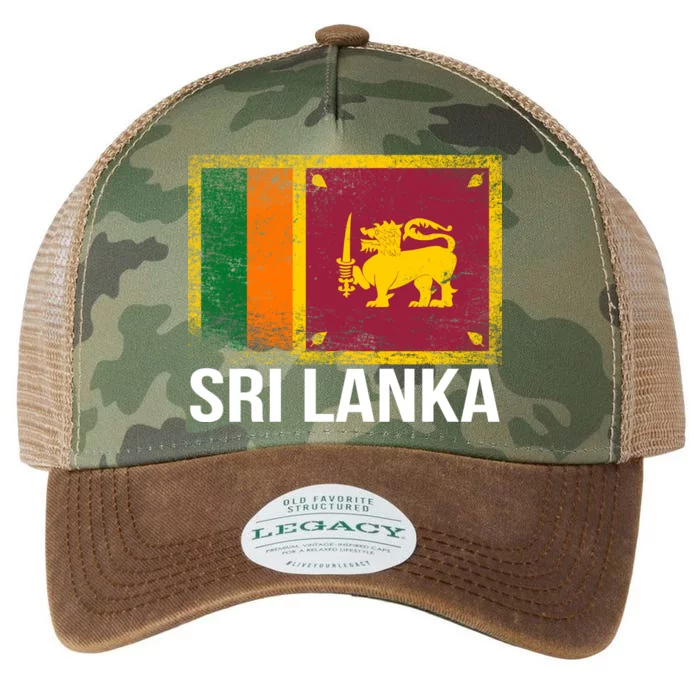 Sri Lanka Flag Legacy Tie Dye Trucker Hat