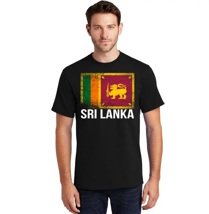 Sri Lanka Flag Tall T-Shirt