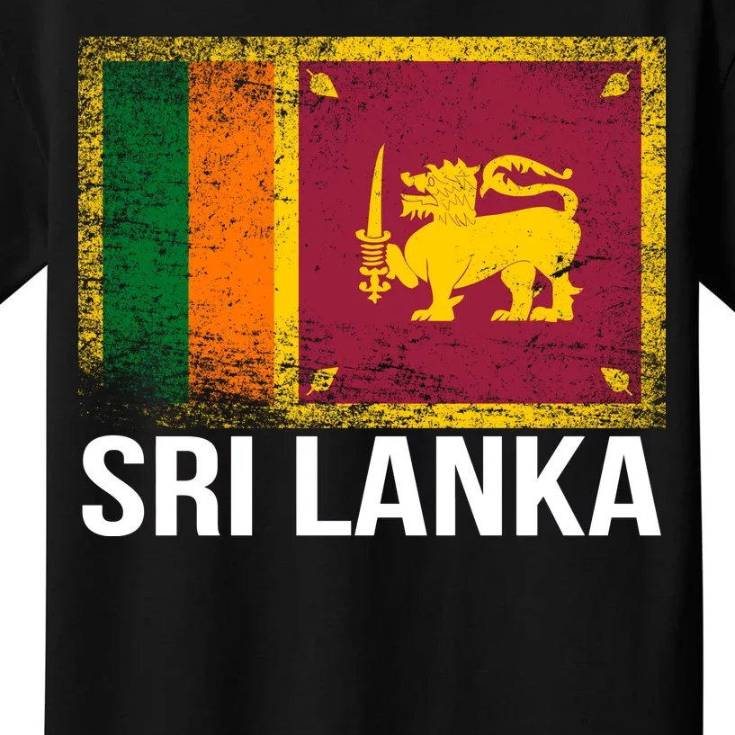 Sri Lanka Flag Kids T-Shirt