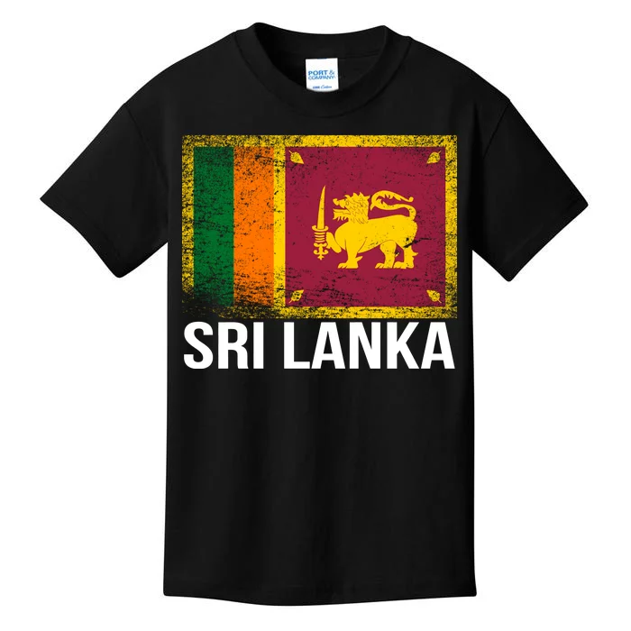 Sri Lanka Flag Kids T-Shirt