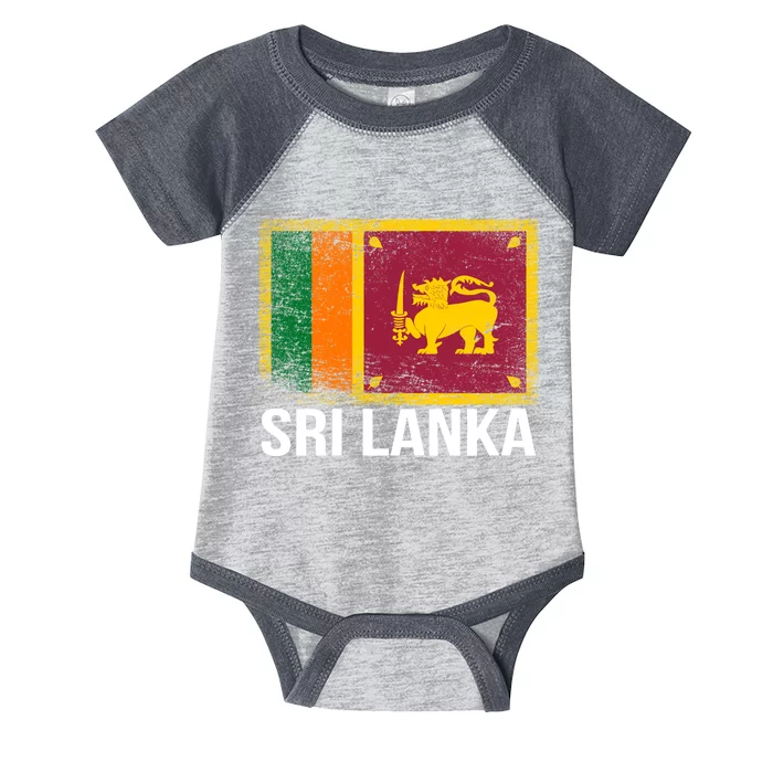 Sri Lanka Flag Infant Baby Jersey Bodysuit