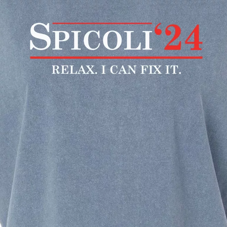 Spicoli Relax I Can Fix It Funny Election 2024 Garment-Dyed Women's Muscle Tee