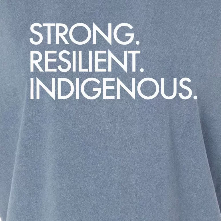 Strong Resilient Indigenous Garment-Dyed Women's Muscle Tee