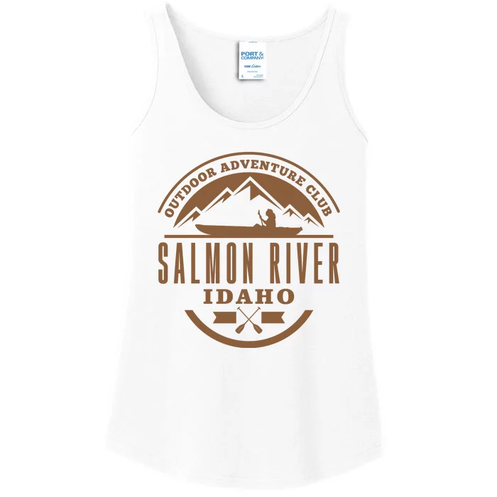 Salmon River Idaho Adventure Club Ladies Essential Tank