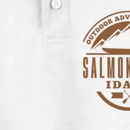 Salmon River Idaho Adventure Club Dry Zone Grid Performance Polo