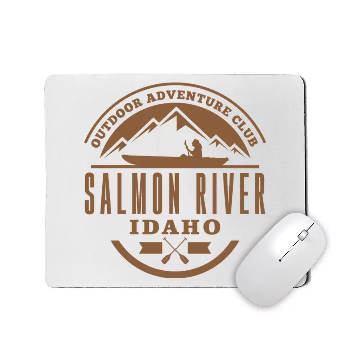 Salmon River Idaho Adventure Club Mousepad