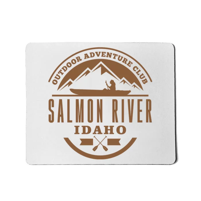 Salmon River Idaho Adventure Club Mousepad