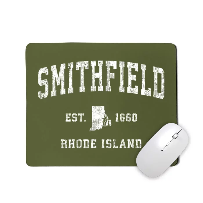 Smithfield Rhode Island Ri Vintage Athletic Sports Mousepad