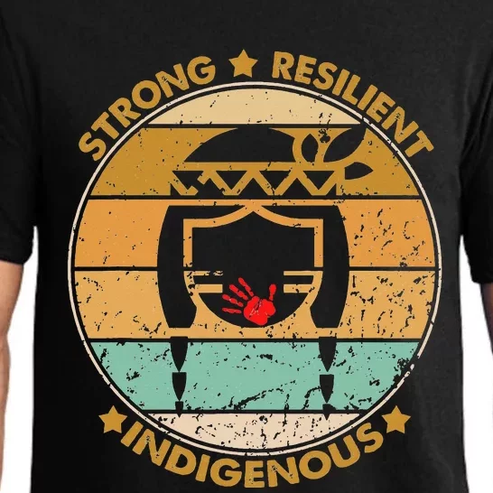 Strong Resilient Indigenous MMIW Awareness No Stolen Sisters Pajama Set