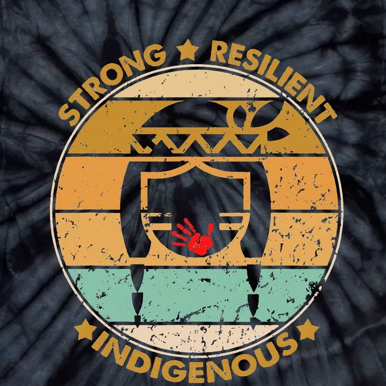 Strong Resilient Indigenous MMIW Awareness No Stolen Sisters Tie-Dye T-Shirt