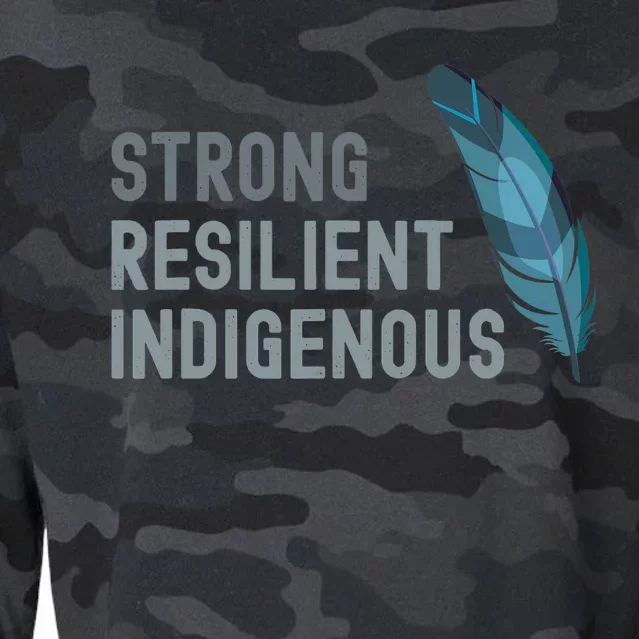 Strong Resilient Indigenous Cropped Pullover Crew