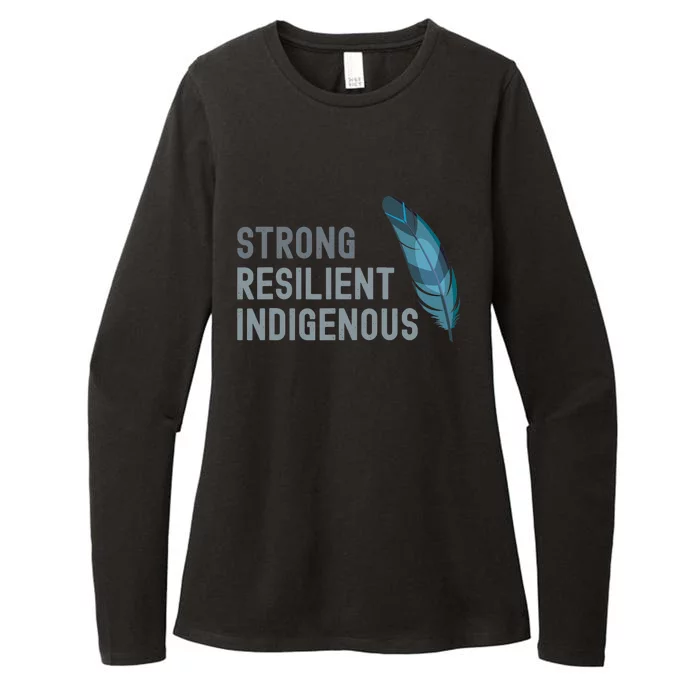 Strong Resilient Indigenous Womens CVC Long Sleeve Shirt