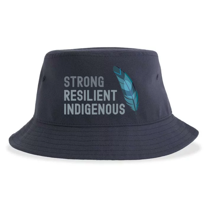 Strong Resilient Indigenous Sustainable Bucket Hat