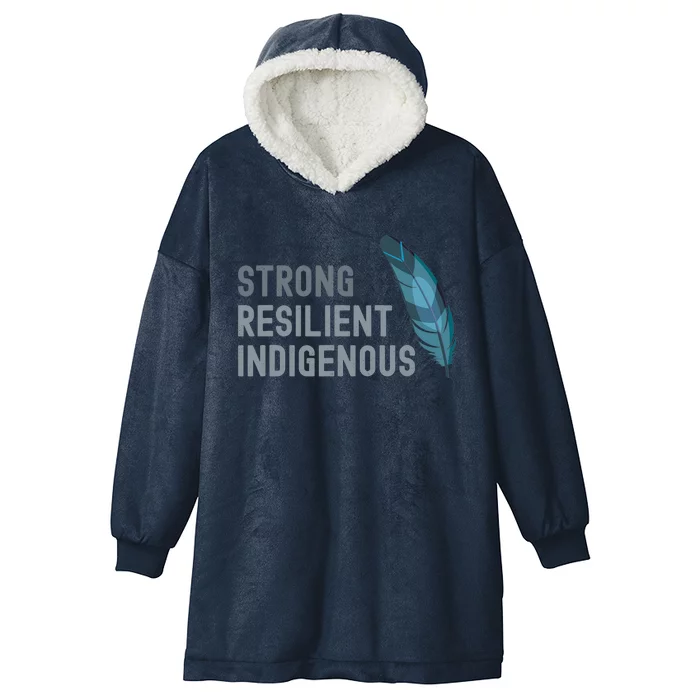 Strong Resilient Indigenous Hooded Wearable Blanket