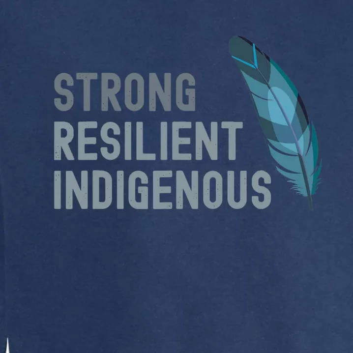 Strong Resilient Indigenous Garment-Dyed Sweatshirt