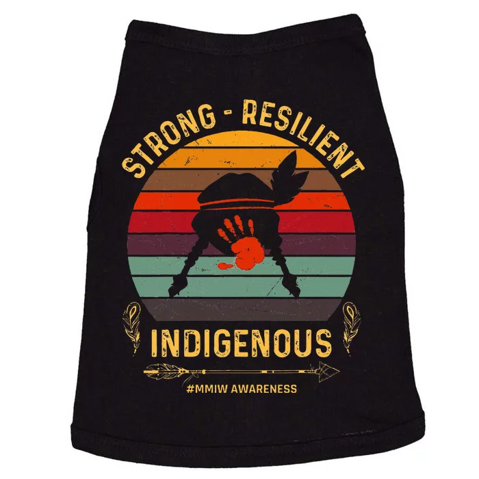 Strong Resilent Indigenous Native American Mmiw Awareness Doggie Tank