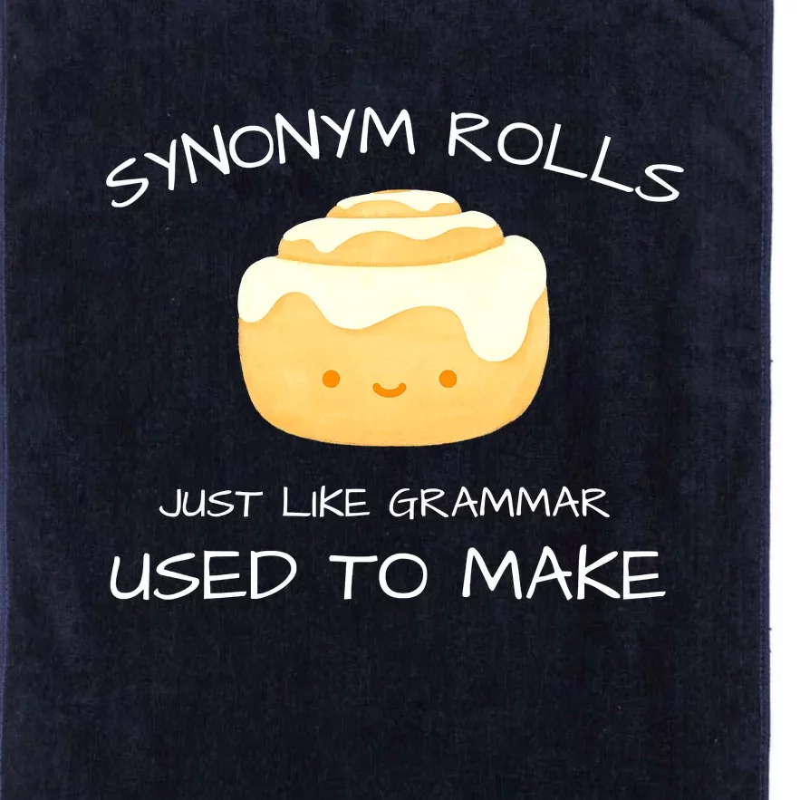 Synonym Rolls Just Like Grammar Used To Make English Teacher Platinum Collection Golf Towel