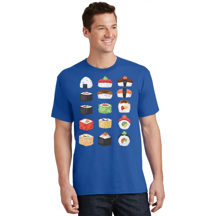 Sushi Roll Japanese Food Sushi Gift T-Shirt