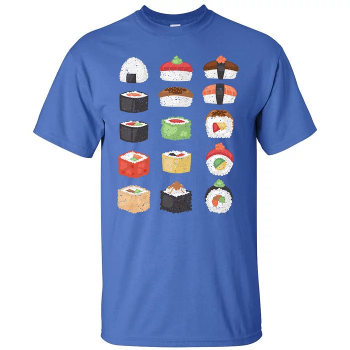 Sushi Roll Japanese Food Sushi Gift Tall T-Shirt