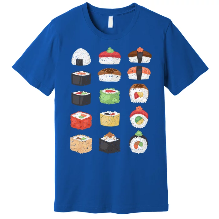 Sushi Roll Japanese Food Sushi Gift Premium T-Shirt