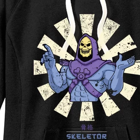 Skeletor Retro Japanese Women's Fleece Hoodie