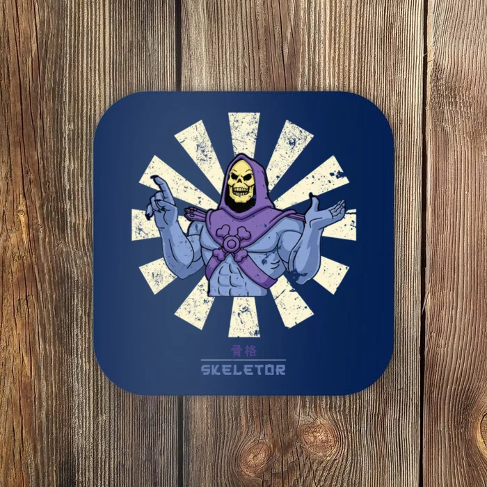 Skeletor Retro Japanese Coaster