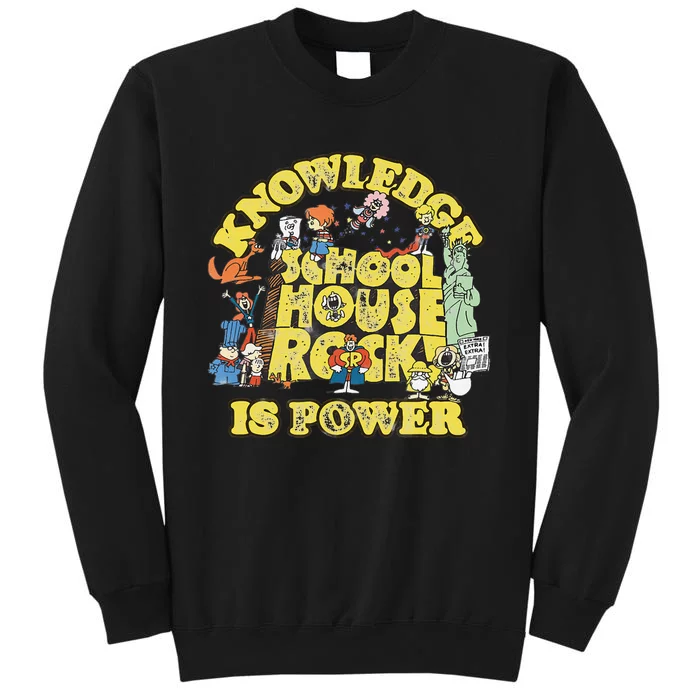 Schoolhouse Rock Knowledge Is Power Tall Sweatshirt