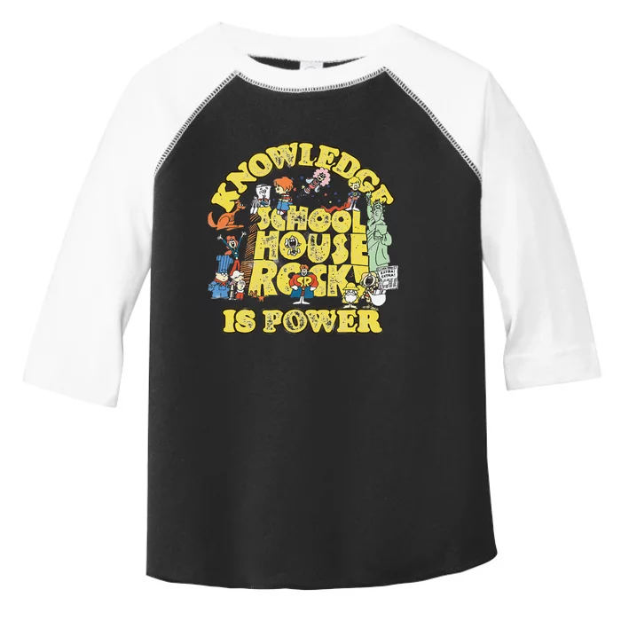 Schoolhouse Rock Knowledge Is Power Toddler Fine Jersey T-Shirt