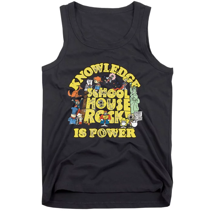 Schoolhouse Rock Knowledge Is Power Tank Top