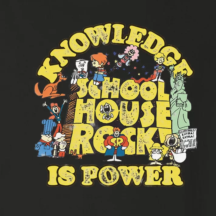 Schoolhouse Rock Knowledge Is Power Toddler Long Sleeve Shirt