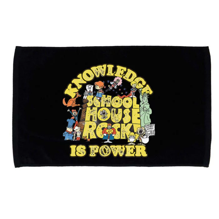 Schoolhouse Rock Knowledge Is Power Microfiber Hand Towel