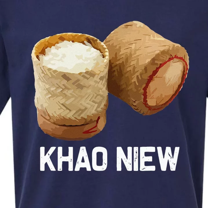 Sticky Rice Khao Niew Laos Thai Food Culture Sueded Cloud Jersey T-Shirt