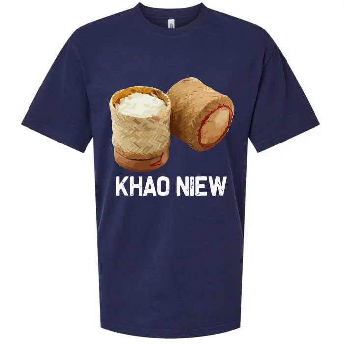 Sticky Rice Khao Niew Laos Thai Food Culture Sueded Cloud Jersey T-Shirt