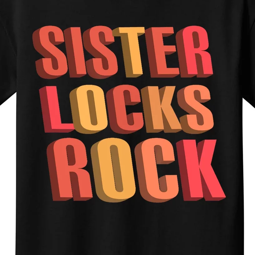 Sisterlocks Rock Locs Kids T-Shirt