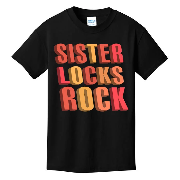 Sisterlocks Rock Locs Kids T-Shirt