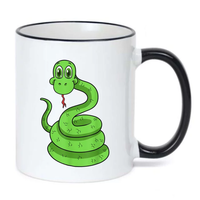 Snake Reptile Lovers Herpetologist Ophiologist Ophiology Black Color Changing Mug