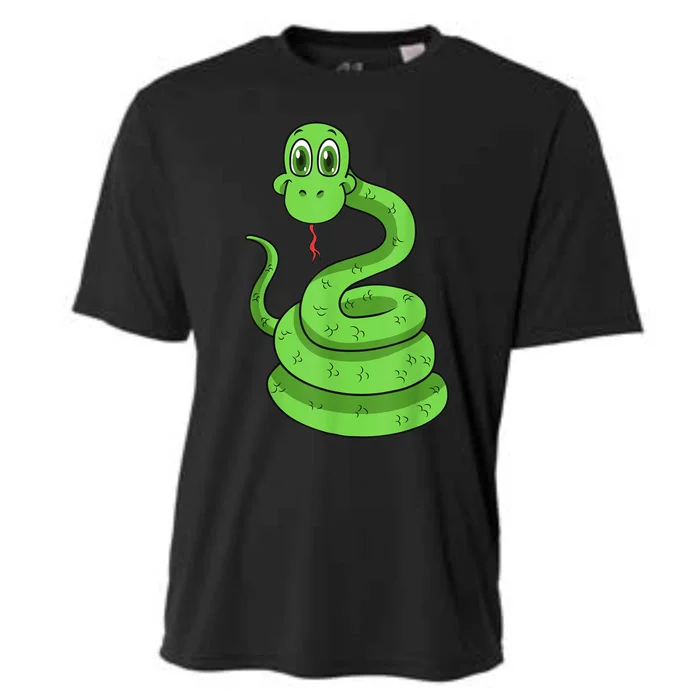 Snake Reptile Lovers Herpetologist Ophiologist Ophiology Cooling Performance Crew T-Shirt