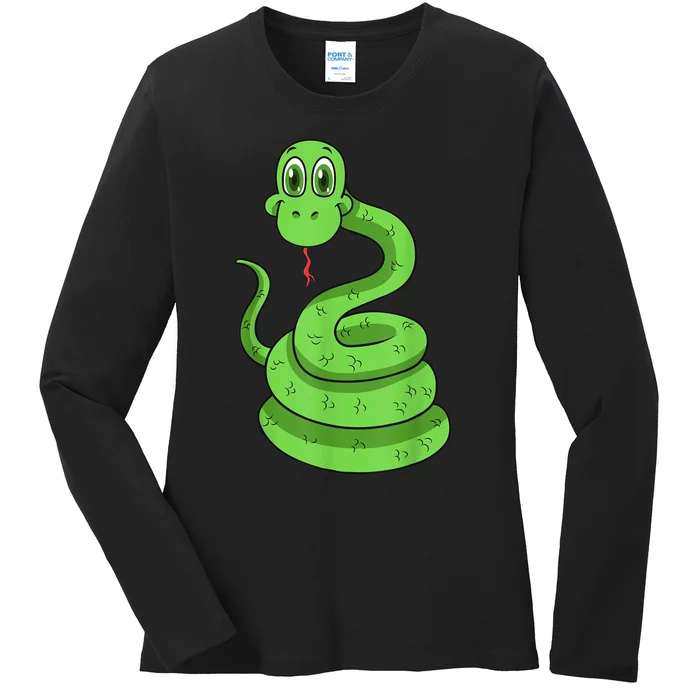 Snake Reptile Lovers Herpetologist Ophiologist Ophiology Ladies Long Sleeve Shirt