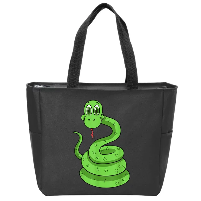 Snake Reptile Lovers Herpetologist Ophiologist Ophiology Zip Tote Bag