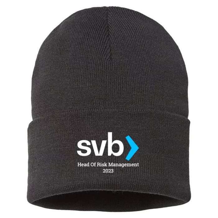 SVB Risk Management Team Svb Risk Management Department Sustainable Knit Beanie